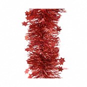 Guirlande de Nol comprenant des Etoiles Rouge 270 cm Dcoris