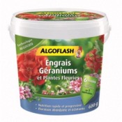 Engrais Algocote Graniums et Plantes Fleuries 600 g Algoflash