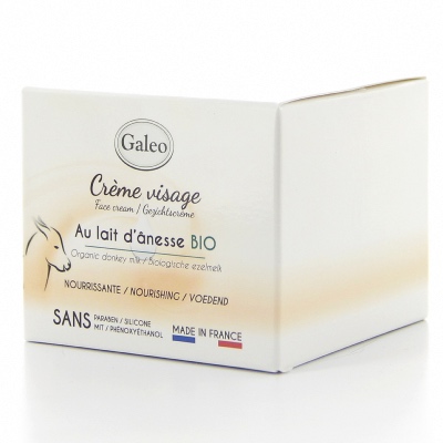 Crème Visage au Lait D'Anesse BIO 50 ml - GALEO