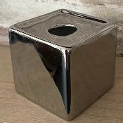 Goatier Cube en Cramique Argent pour fleur de Goatier 80 ml