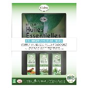 Coffret 3 Huiles Essentielles BIO Indispensables de l'Hiver Avec Guide - GALEO