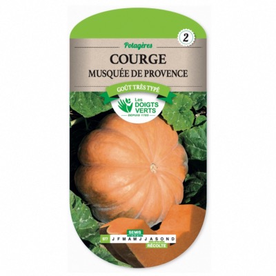 Graines Courge Musquée de Provence - Les Doigts Verts