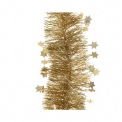 Guirlande de Noël Scintillante Etoiles couleur Or 270 cm - DECORIS