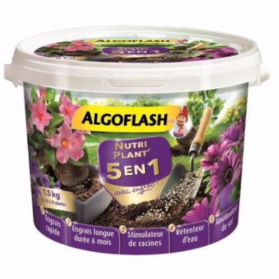 Engrais Longue Durée Nutrition Plant 5 en 1, Algoflash
