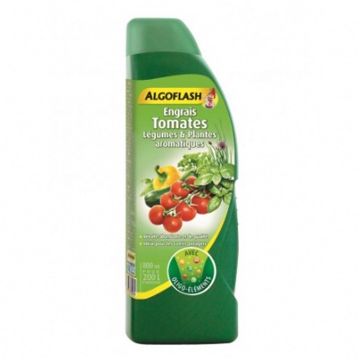 Engrais Tomates, Légumes et Plantes Aromatiques 800ml Algoflash