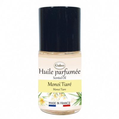 Huile Parfumée Aux Senteurs de Grasse Monoi Tiaré 15 ml - GALEO