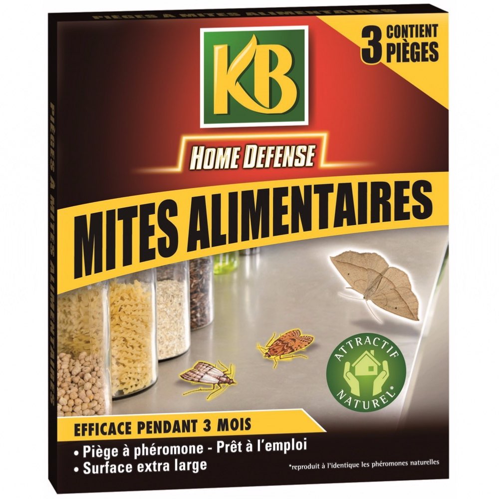 Antimites alimentaires inodores 3 pièges Casino – Kibo