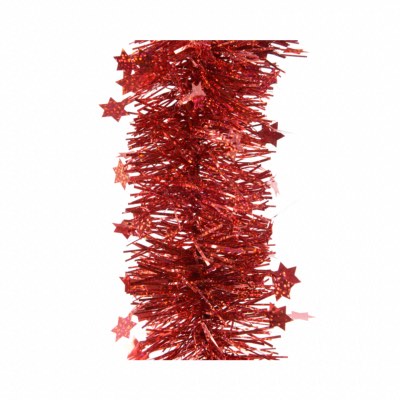 Guirlande de Noël comprenant des Etoiles Rouge 270 cm Décoris