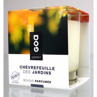 Bougie Parfumée Esprit Chèvrefeuille des Jardins GOA