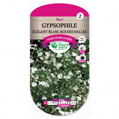 Graines Gypsophile Elégant Blanc Roi des Halles - Les Doigts Verts