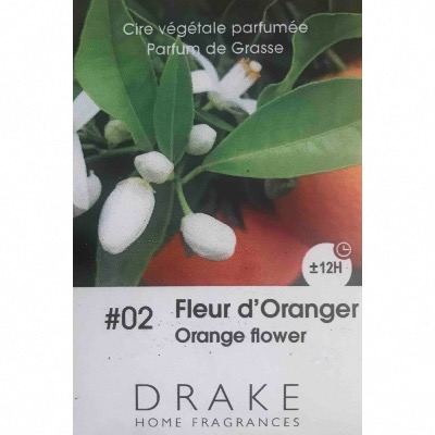 Pastille Parfumée DRAKE Pour Brûle Parfum Senteur Fleur d'oranger