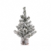 Sapin Enneig Dcoration de Table 20 cm - Dcoris