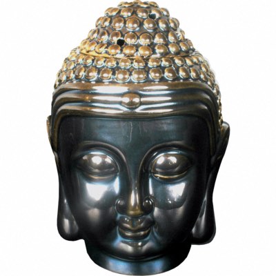 Brûle Parfum en Céramique Bouddha Shiva Bronze Drake