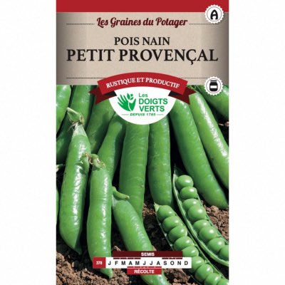 Graines Pois Nain Petit Provencal 250gr - Les Doigts Verts