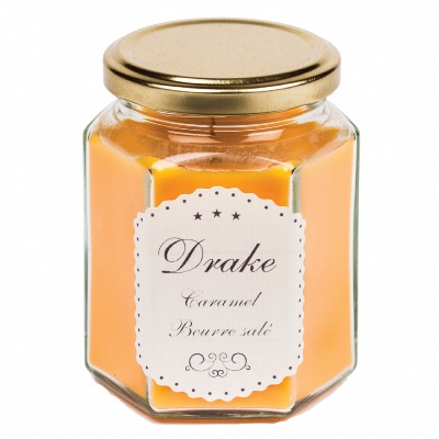 Bougie DRAKE collection Gourmande Caramel Beurre Salé