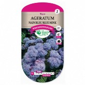 Graines Ageratum Nain Bleu Blue Mink - Les Doigts Verts