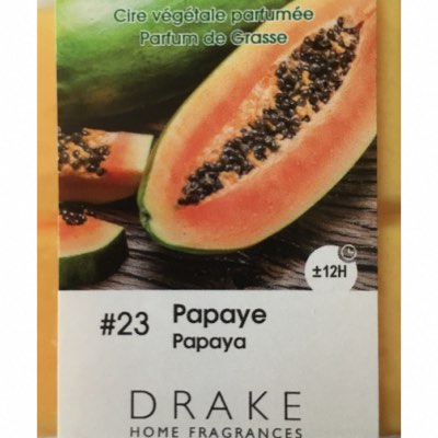 Pastille Parfumée DRAKE Pour Brûle Parfum Senteur Papaye