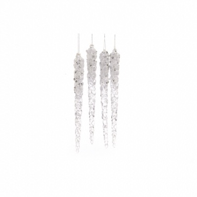 Stalactites avec Diamants à Suspendre 15 cm Décoris