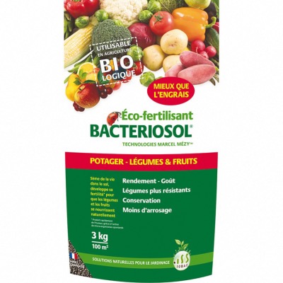 Bactériosol Potager, Légumes et Fruits 3 kg - Sobac