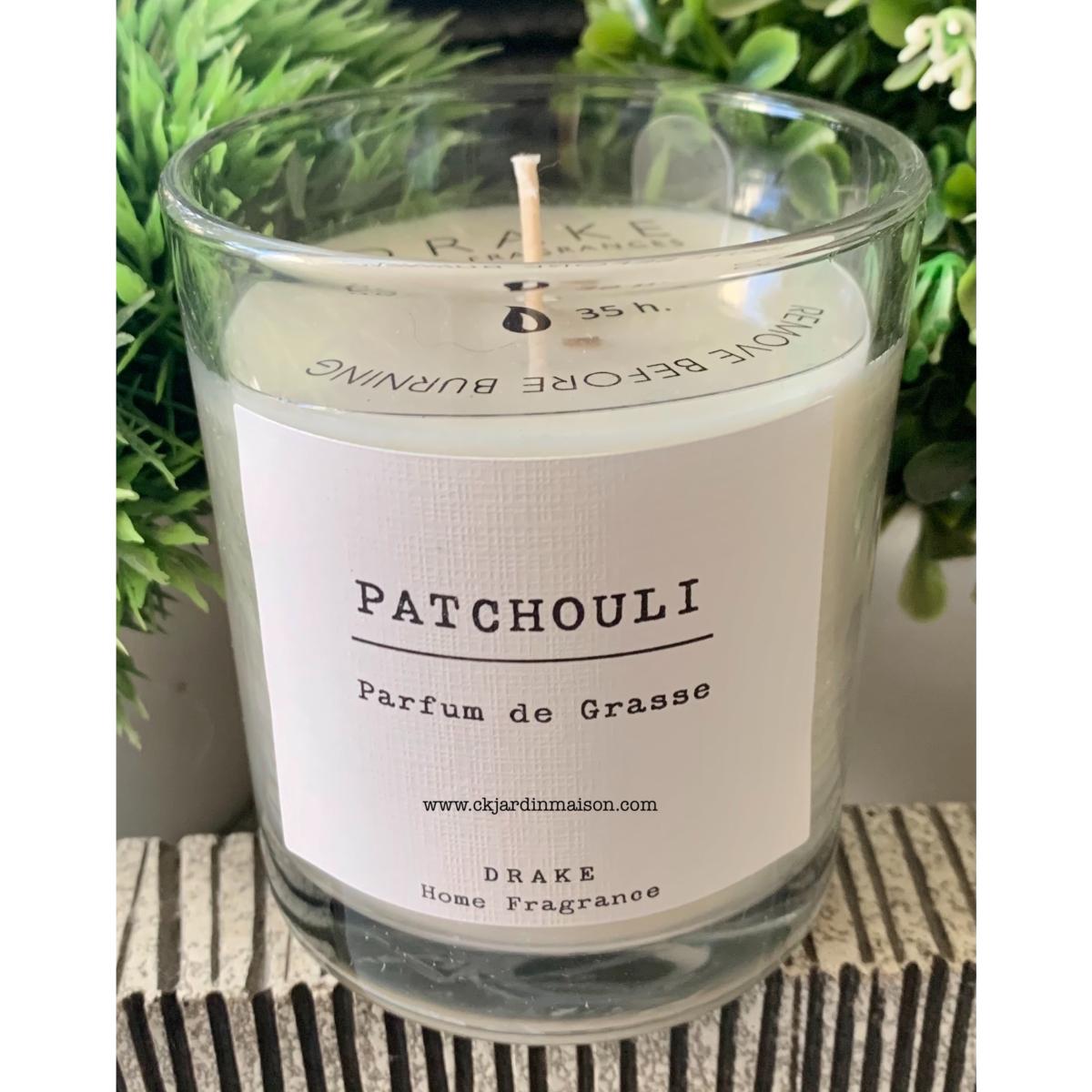 Bougie Parfumée DRAKE - Patchouli