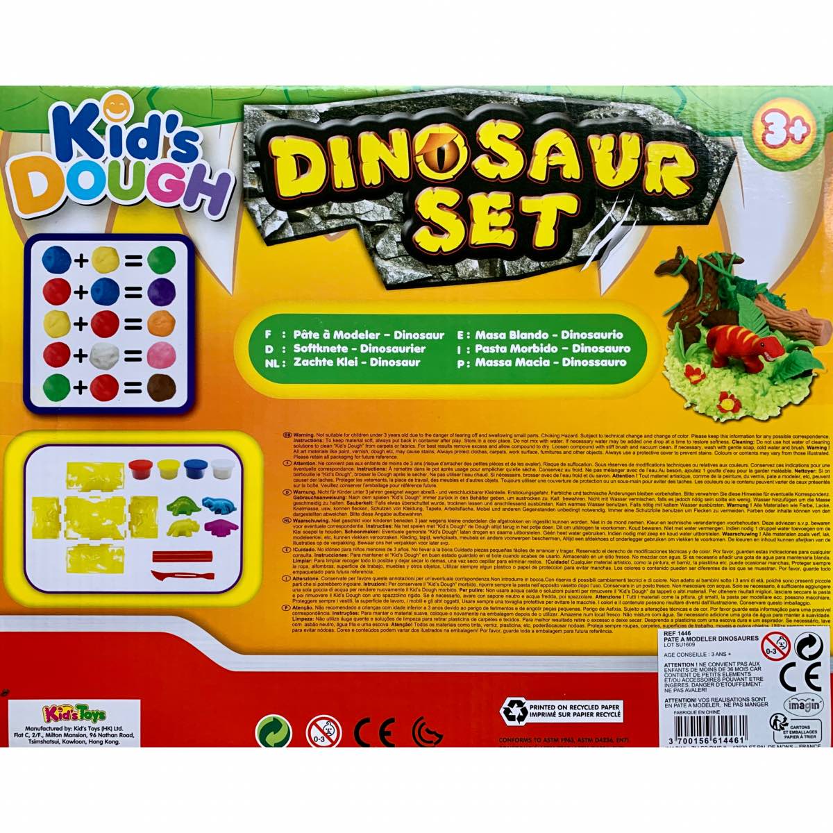 Mallette Pâte à Modeler Dinosaure