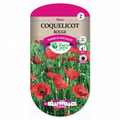 Graines Coquelicot Rouge - Les Doigts Verts