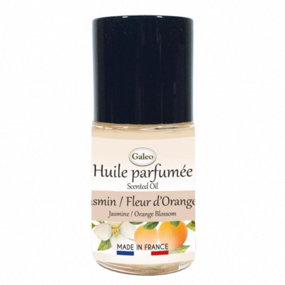 Huile Parfumée Aux Senteurs de Grasse Jasmin et Fleur d'Oranger 15 ml - GALEO