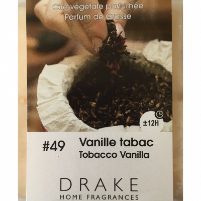 Pastille Parfumée DRAKE Pour Brûle Parfum Senteur Vanille Tabac