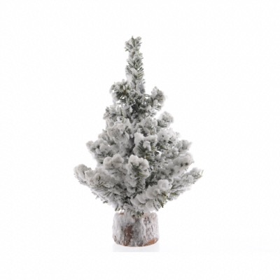 Sapin Enneigé Décoration de Table 20 cm - Décoris