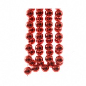 Guirlande de Perles XXL Rouge - Décoris