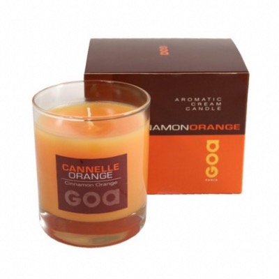 Bougie GOA Crème Parfumée Cannelle Orange