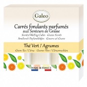 Carrés Fondants Parfumés Thé Vert et Agrumes - GALEO