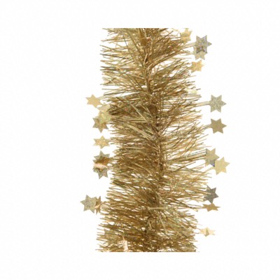 Guirlande de Noël comprenant des Etoiles couleur Or 270 cm Décoris