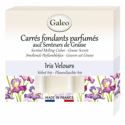 Carrés Fondants Parfumés Iris Velours - GALEO