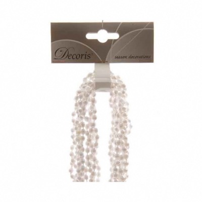 Guirlande de perle Celeste Blanc 270 cm Decoris