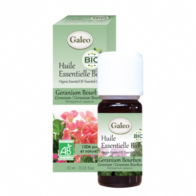 Huile Essentielle BIO Géranium Bourbon 10 ml - GALEO