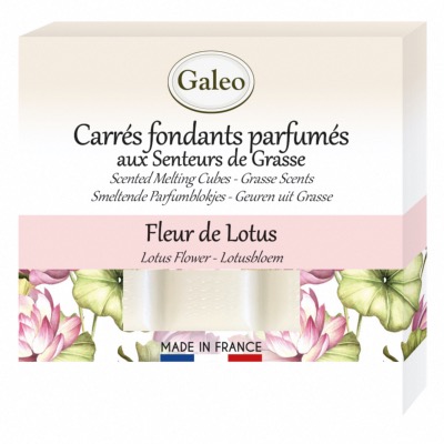 Carrés Fondants Parfumés Fleur de Lotus - GALEO