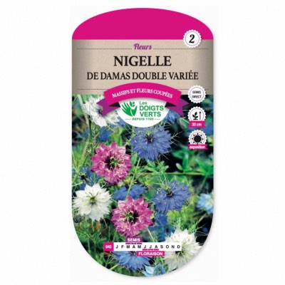 Graines Nigelle de Damas Double Variée - Les Doigts Verts