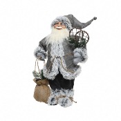 Père Noël avec Chaussures de Neige 30 cm Décoris
