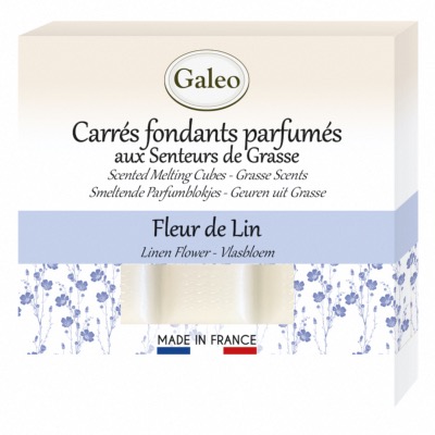 Carrés Fondants Parfumés Fleurs de Lin - GALEO