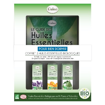 Coffret 3 Huiles Essentielles BIO Pour Bien Dormir - GALEO