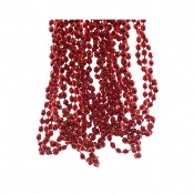 Guirlande de Perle Mini Diamants Rouge - Décoris