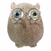 Hibou Solaires Dcoratif Grand-duc 11cm Nortne