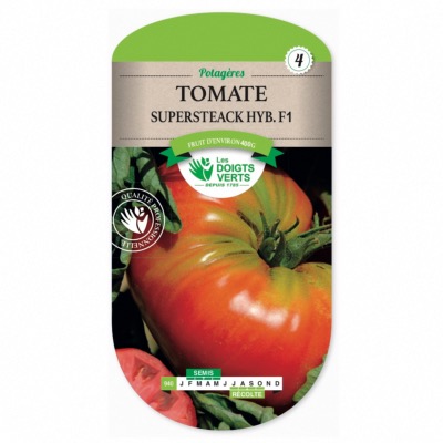 Graines Tomate Supersteack Hyb F1, Les Doigts Verts