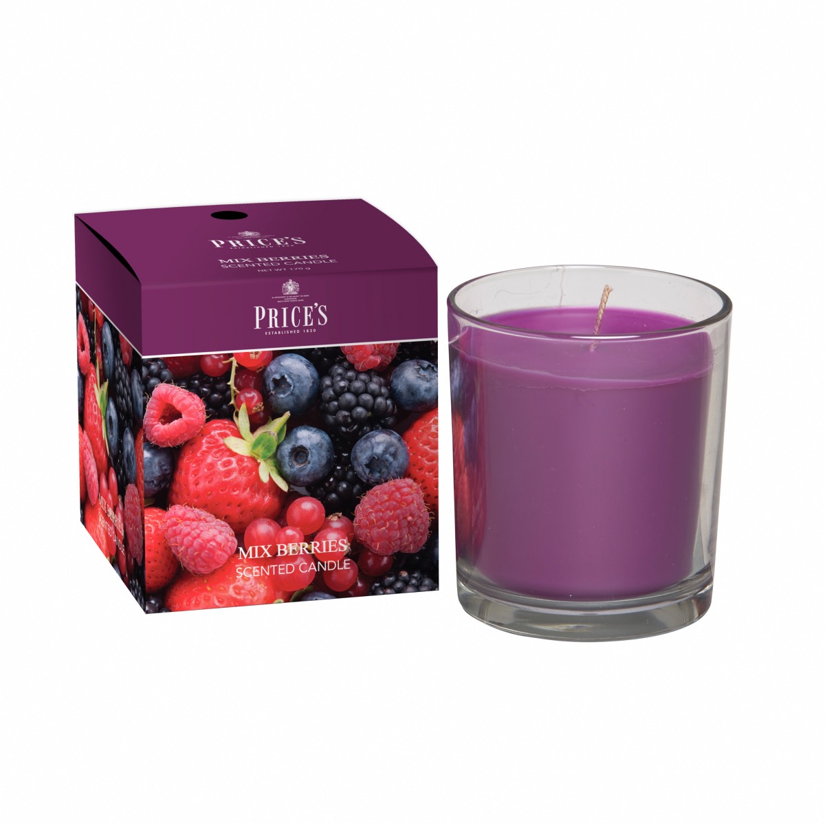 Bougie coupe fruits rouge - Jardindebeautebysarah