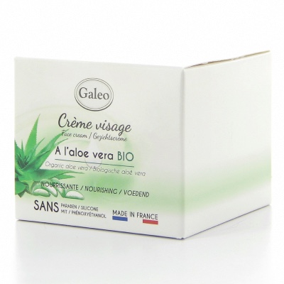 Crème Visage à L'Aloe Vera BIO 50 ml - GALEO